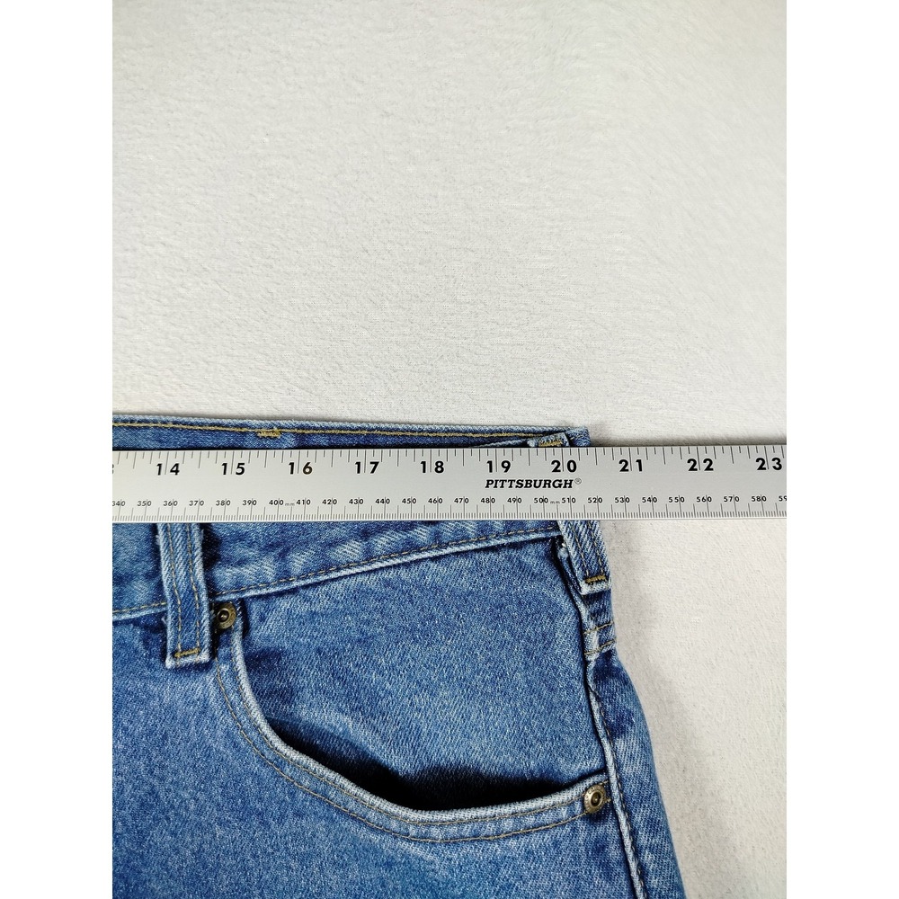 Carhartt Jeans Mens 40x32 Blue Traditional Fit Straight Denim Workwear‎ B180 DST - Picture 13 of 13